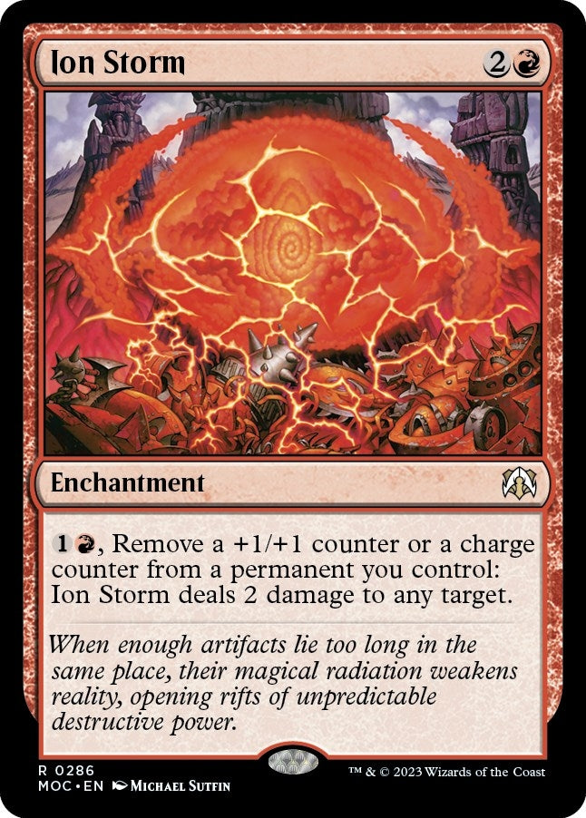 Image for Ion Storm (Commander: March of the Machine) (286) - Magic: The Gathering