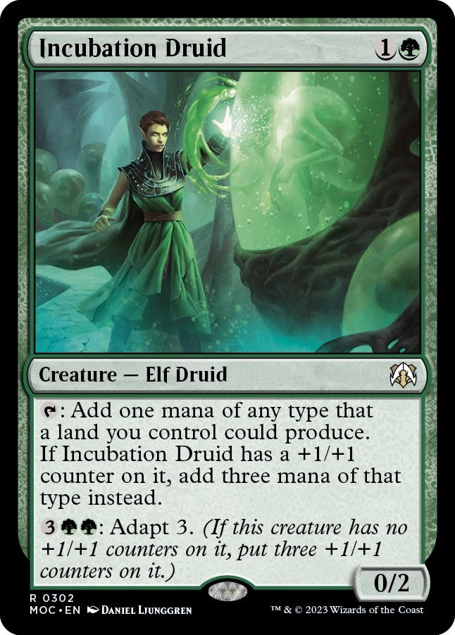Image for Incubation Druid (Commander: March of the Machine) (302) - Magic: The Gathering