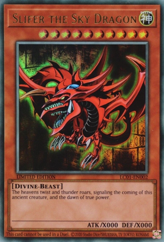 Image for Slifer the Sky Dragon (25th Anniversary Edition) (Legendary Collection: 25th Anniversary Edition) (LC01-EN002) - YuGiOh