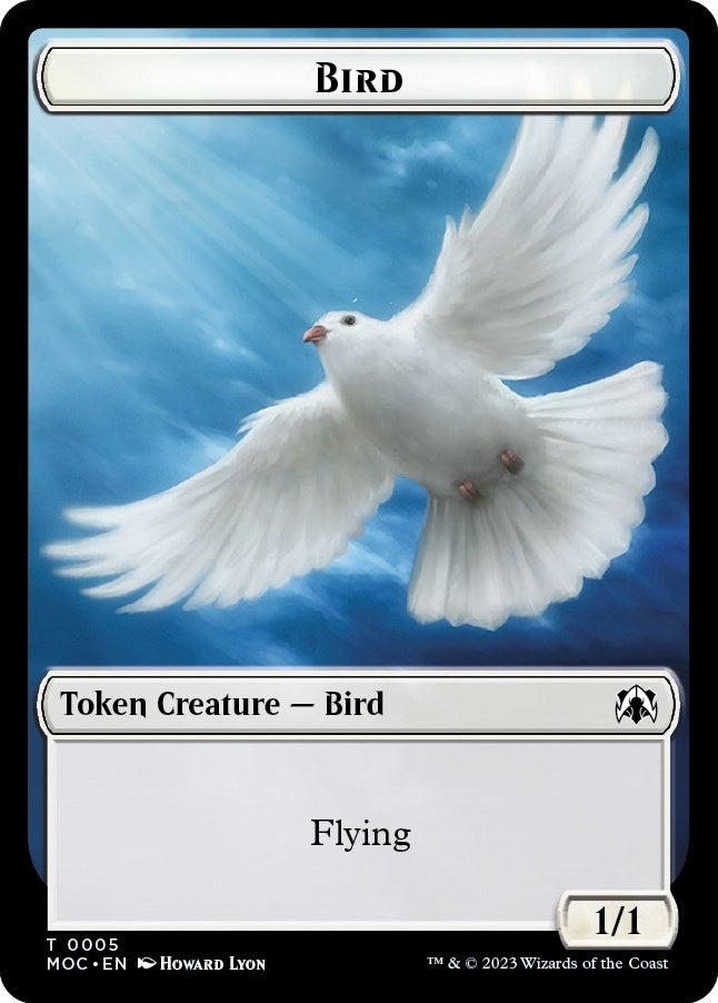 Image for Bird // Kobolds of Kher Keep Double-sided Token (Commander: March of the Machine) (5 // 27) - Magic: The Gathering