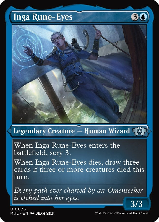 Image for Inga Rune-Eyes (Foil Etched) (March of the Machine: Multiverse Legends) (75) - Magic: The Gathering
