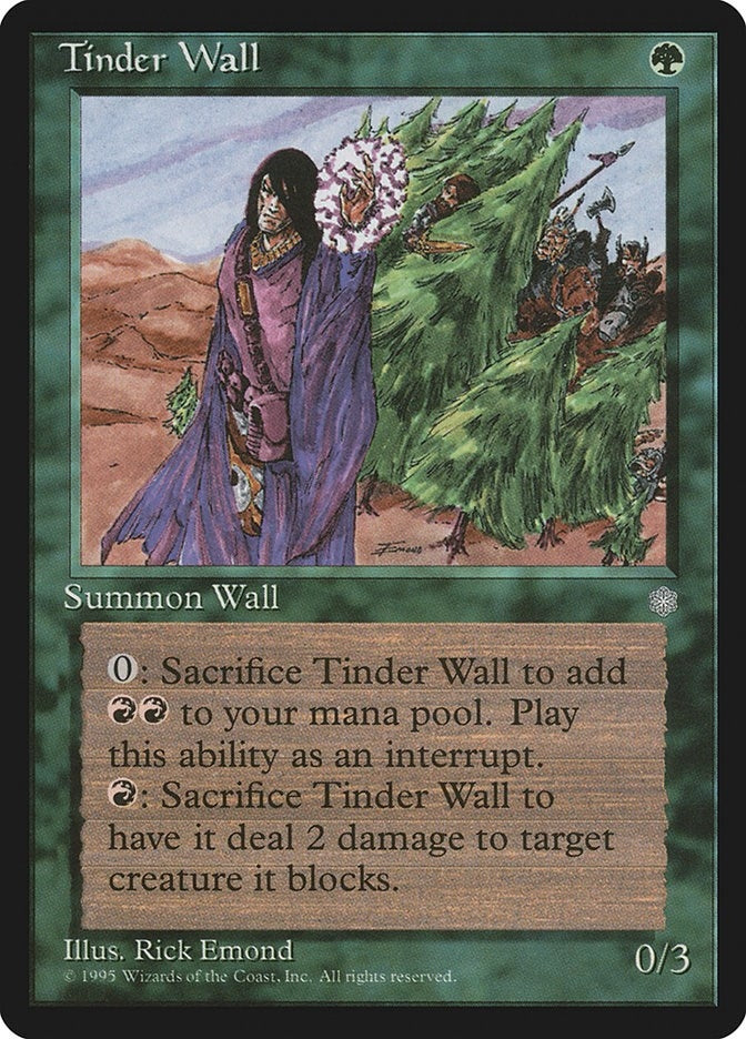 Image for Tinder Wall (Ice Age) (158) - Magic: The Gathering
