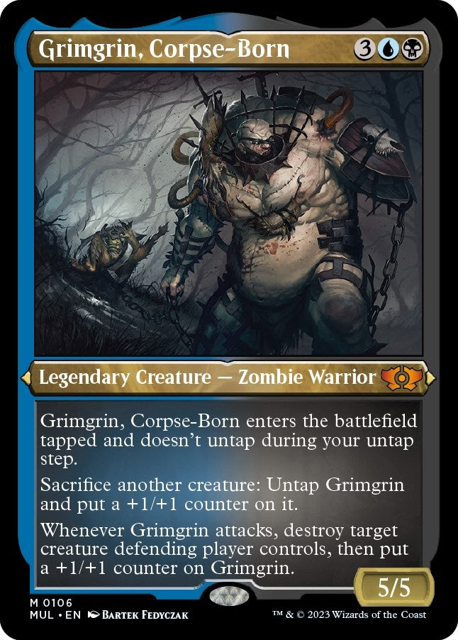 Image for Grimgrin, Corpse-Born (Foil Etched) (March of the Machine: Multiverse Legends) (106) - Magic: The Gathering