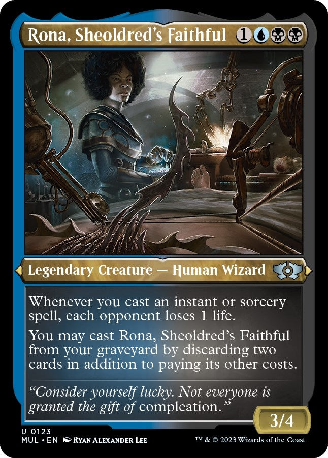 Image for Rona, Sheoldred's Faithful (Foil Etched) (March of the Machine: Multiverse Legends) (123) - Magic: The Gathering