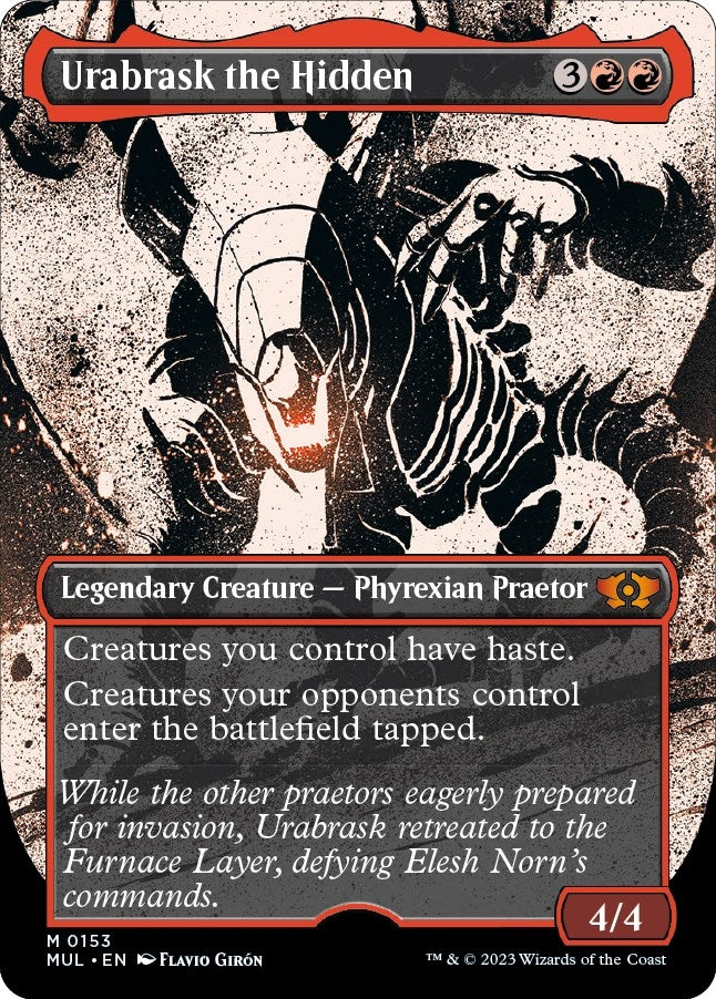 Image for Urabrask the Hidden (Halo Foil) (March of the Machine: Multiverse Legends) (153) - Magic: The Gathering
