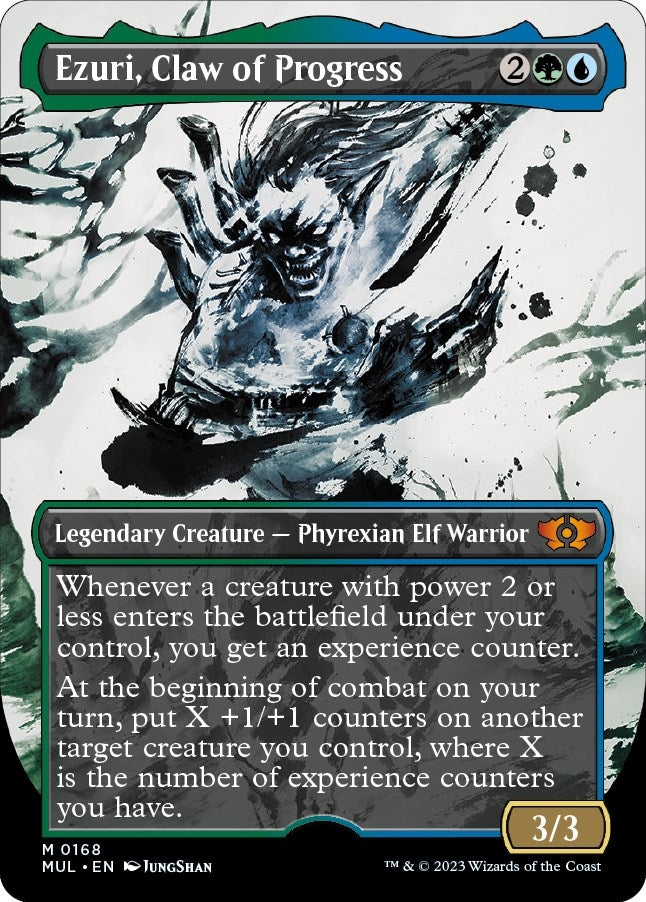Image for Ezuri, Claw of Progress (Halo Foil) (March of the Machine: Multiverse Legends) (168) - Magic: The Gathering