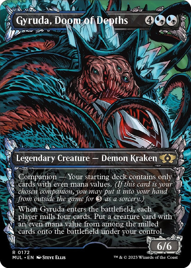 Image for Gyruda, Doom of Depths (Halo Foil) (March of the Machine: Multiverse Legends) (172) - Magic: The Gathering