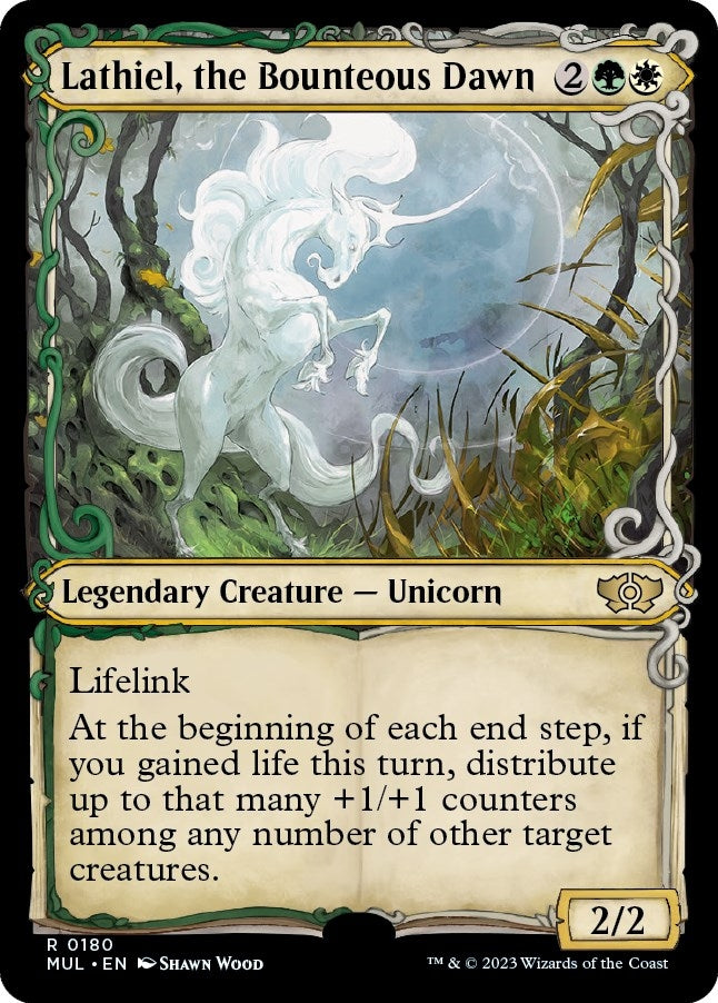 Image for Lathiel, the Bounteous Dawn (Halo Foil) (March of the Machine: Multiverse Legends) (180) - Magic: The Gathering