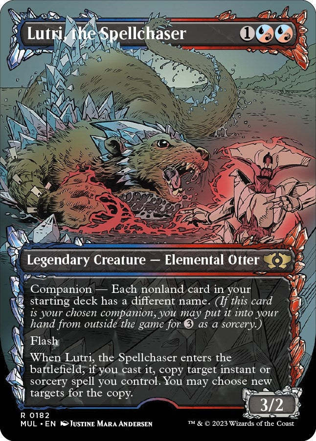 Image for Lutri, the Spellchaser (Halo Foil) (March of the Machine: Multiverse Legends) (182) - Magic: The Gathering