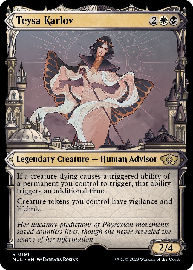 Image for Teysa Karlov (Halo Foil) (March of the Machine: Multiverse Legends) (191) - Magic: The Gathering