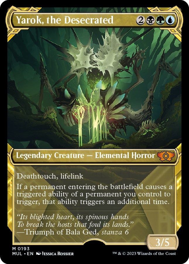 Image for Yarok, the Desecrated (Halo Foil) (March of the Machine: Multiverse Legends) (193) - Magic: The Gathering