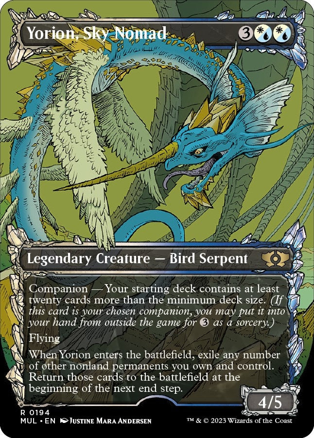 Image for Yorion, Sky Nomad (Halo Foil) (March of the Machine: Multiverse Legends) (194) - Magic: The Gathering