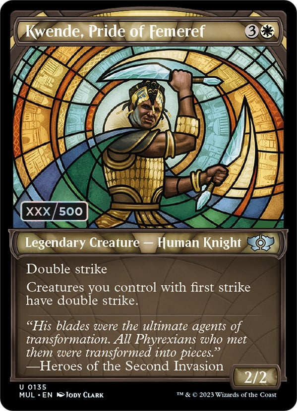 Image for Kwende, Pride of Femeref (Serial Numbered) (March of the Machine: Multiverse Legends) (135) - Magic: The Gathering