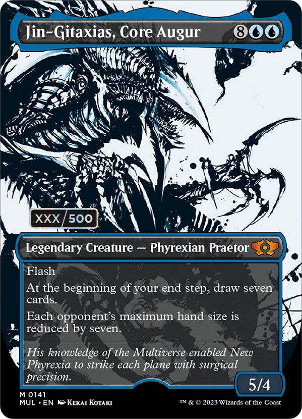 Image for Jin-Gitaxias, Core Augur (Serial Numbered) (March of the Machine: Multiverse Legends) (141) - Magic: The Gathering