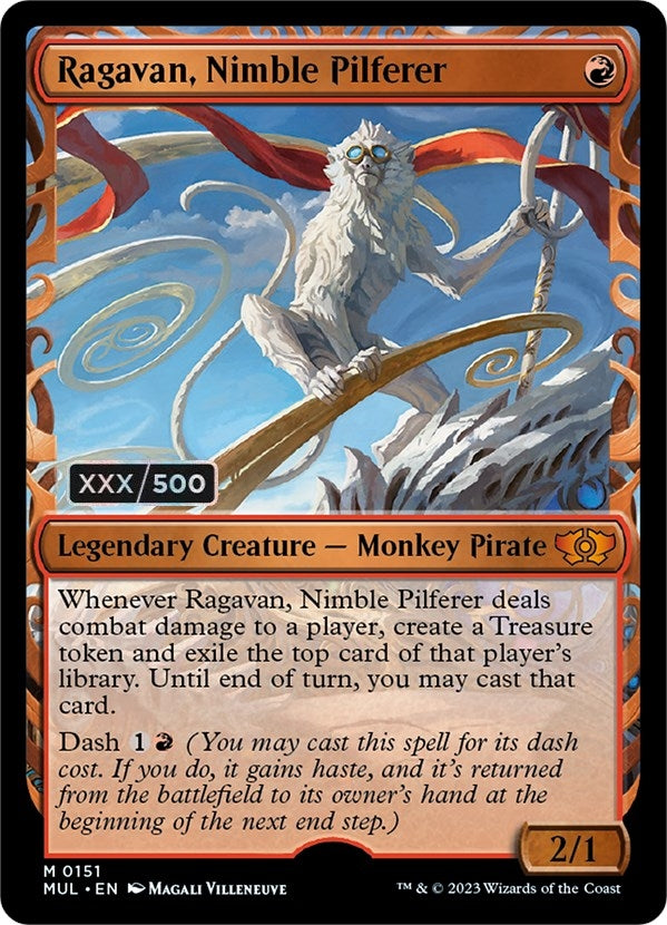 Image for Ragavan, Nimble Pilferer (Serial Numbered) (March of the Machine: Multiverse Legends) (151) - Magic: The Gathering
