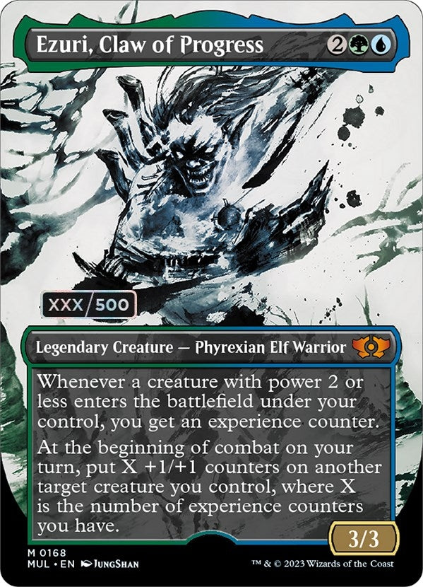 Image for Ezuri, Claw of Progress (Serial Numbered) (March of the Machine: Multiverse Legends) (168) - Magic: The Gathering