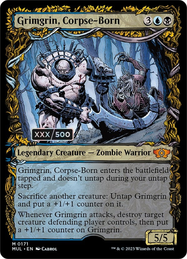 Image for Grimgrin, Corpse-Born (Serial Numbered) (March of the Machine: Multiverse Legends) (171) - Magic: The Gathering