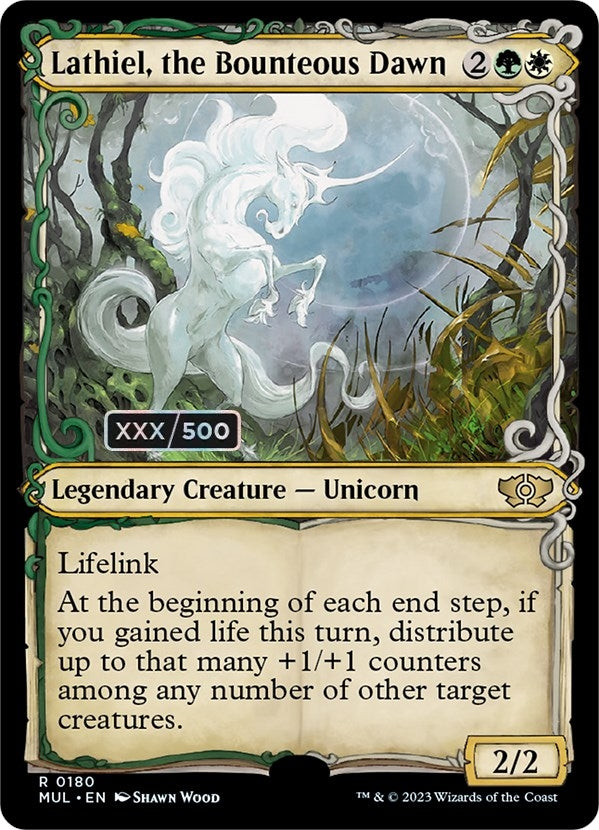 Image for Lathiel, the Bounteous Dawn (Serial Numbered) (March of the Machine: Multiverse Legends) (180) - Magic: The Gathering