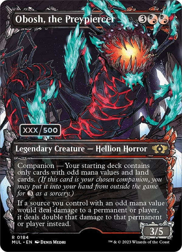 Image for Obosh, the Preypiercer (Serial Numbered) (March of the Machine: Multiverse Legends) (184) - Magic: The Gathering