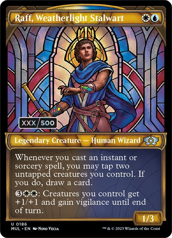 Image for Raff, Weatherlight Stalwart (Serial Numbered) (March of the Machine: Multiverse Legends) (186) - Magic: The Gathering