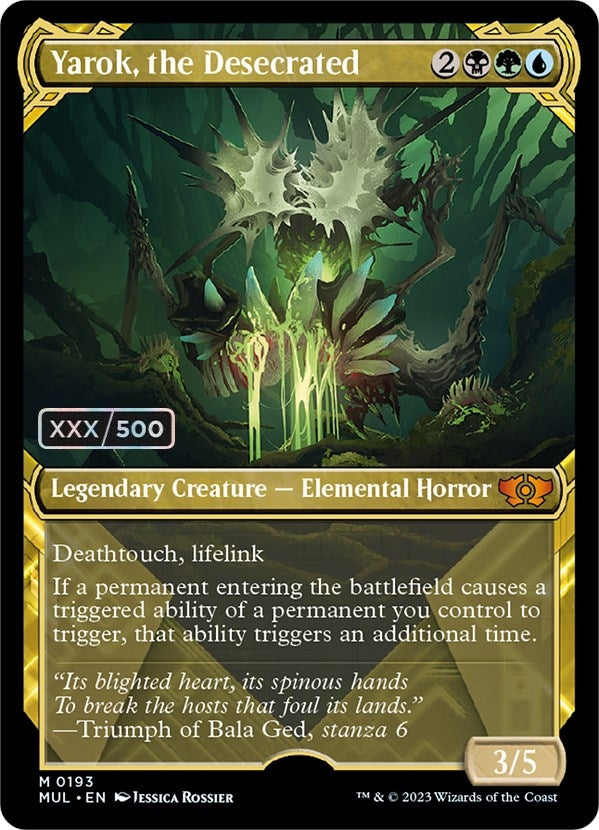 Image for Yarok, the Desecrated (Serial Numbered) (March of the Machine: Multiverse Legends) (193) - Magic: The Gathering