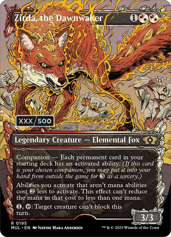 Image for Zirda, the Dawnwaker (Serial Numbered) (March of the Machine: Multiverse Legends) (195) - Magic: The Gathering