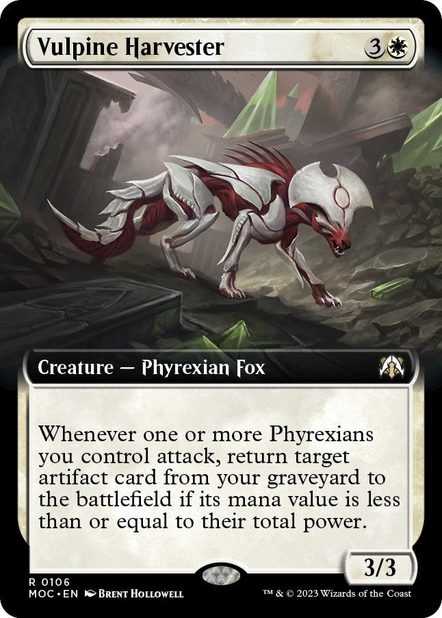 Image for Vulpine Harvester (Extended Art) (Commander: March of the Machine) (106) - Magic: The Gathering