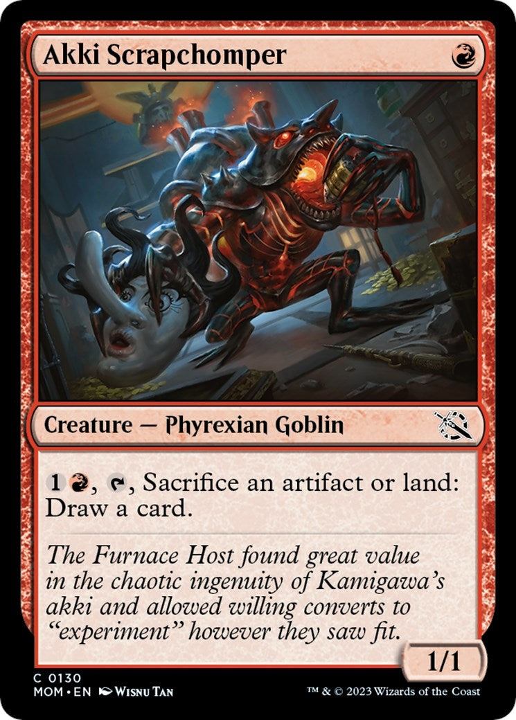Image for Akki Scrapchomper (March of the Machine) (130) - Magic: The Gathering