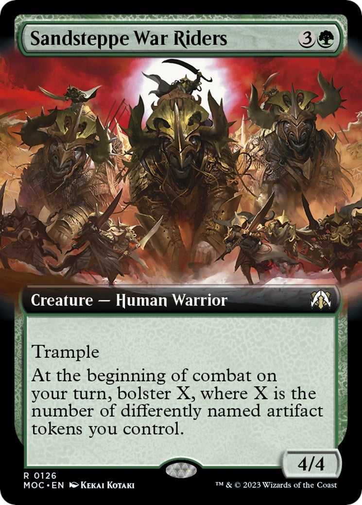Image for Sandsteppe War Riders (Extended Art) (Commander: March of the Machine) (126) - Magic: The Gathering