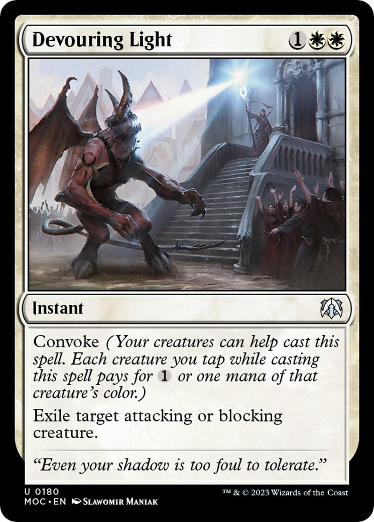 Image for Devouring Light (Commander: March of the Machine) (180) - Magic: The Gathering