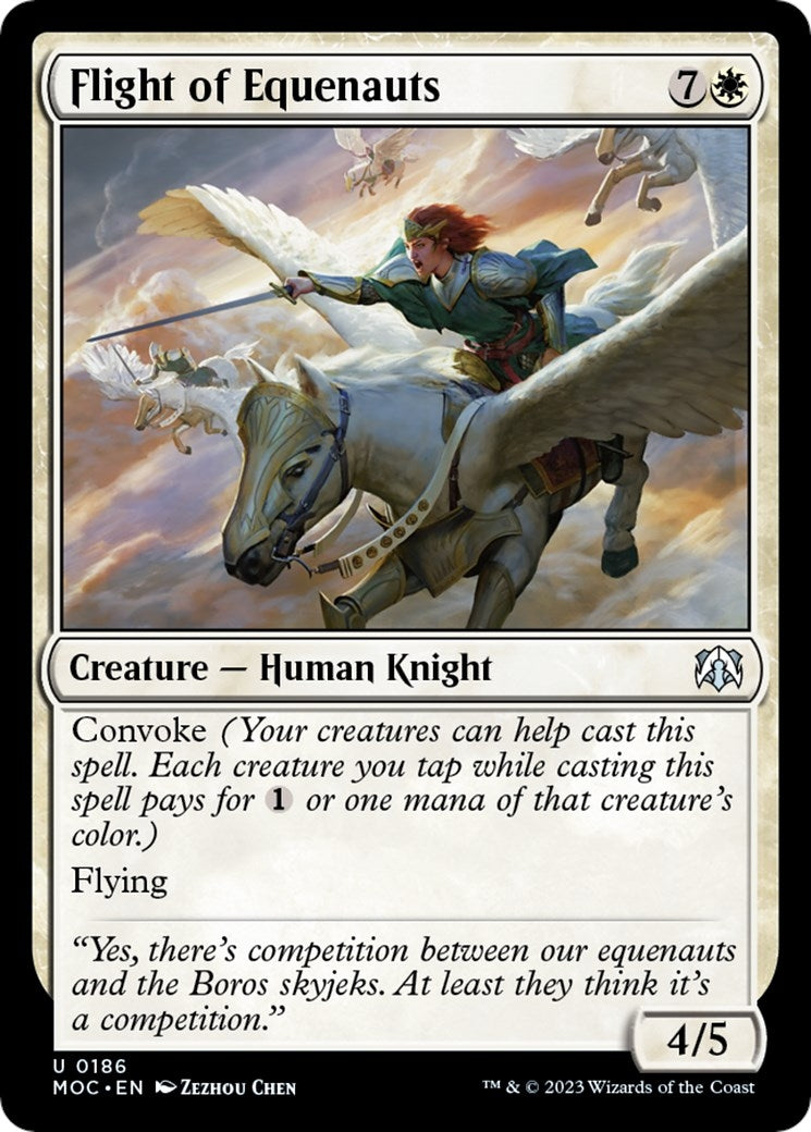 Image for Flight of Equenauts (Commander: March of the Machine) (186) - Magic: The Gathering