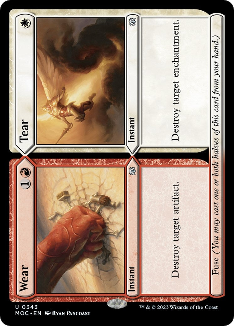 Image for Wear // Tear (Commander: March of the Machine) (343) - Magic: The Gathering