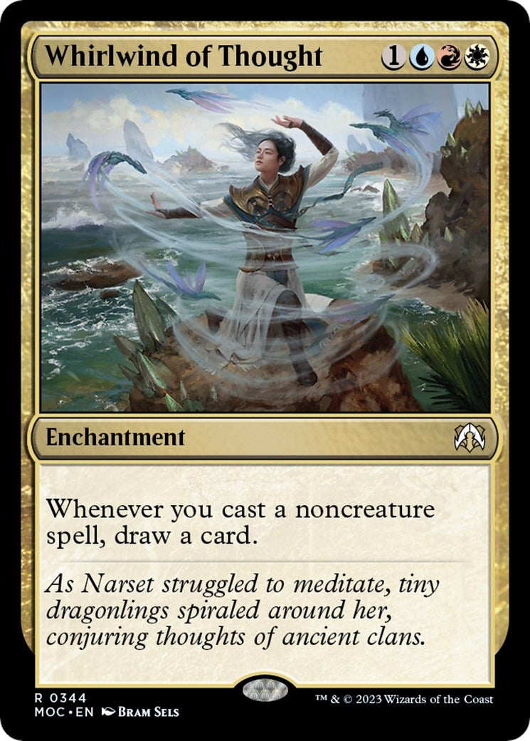 Image for Whirlwind of Thought (Commander: March of the Machine) (344) - Magic: The Gathering