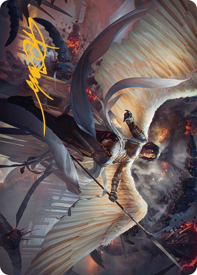 Image for Serra Faithkeeper Art Card (Gold-Stamped Signature) (Art Series: March of the Machine) (7) - Magic: The Gathering