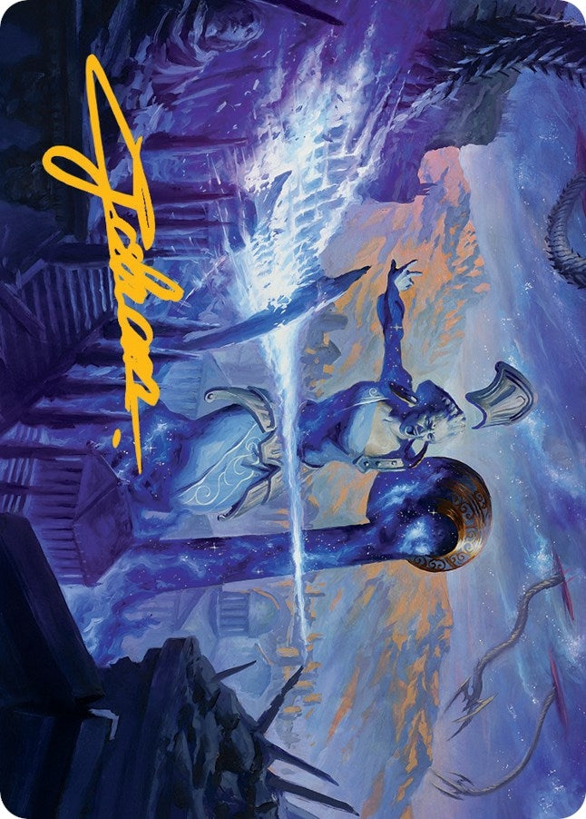 Image for Ephara, Ever-Sheltering Art Card (Gold-Stamped Signature) (Art Series: March of the Machine) (8) - Magic: The Gathering