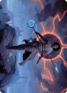 Image for Rona, Herald of Invasion Art Card (Art Series: March of the Machine) (16) - Magic: The Gathering