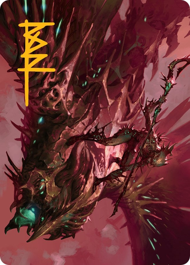 Image for Skyclave Invader Art Card (Gold-Stamped Signature) (Art Series: March of the Machine) (18) - Magic: The Gathering