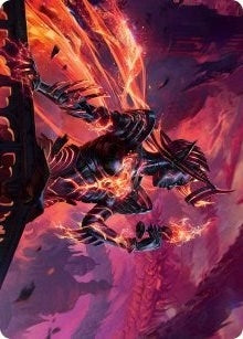 Image for Ayara, Furnace Queen Art Card (Art Series: March of the Machine) (21) - Magic: The Gathering