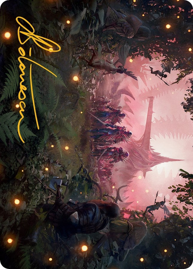 Image for Invasion of Eldraine Art Card (Gold-Stamped Signature) (Art Series: March of the Machine) (24) - Magic: The Gathering