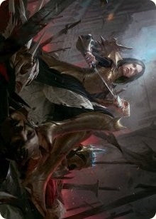 Image for Marchesa, Resolute Monarch Art Card (Art Series: March of the Machine) (25) - Magic: The Gathering