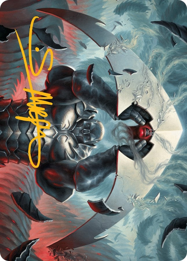 Image for Mirrodin Avenged Art Card (Gold-Stamped Signature) (Art Series: March of the Machine) (26) - Magic: The Gathering