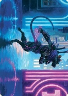 Image for Nezumi Informant Art Card (Art Series: March of the Machine) (27) - Magic: The Gathering