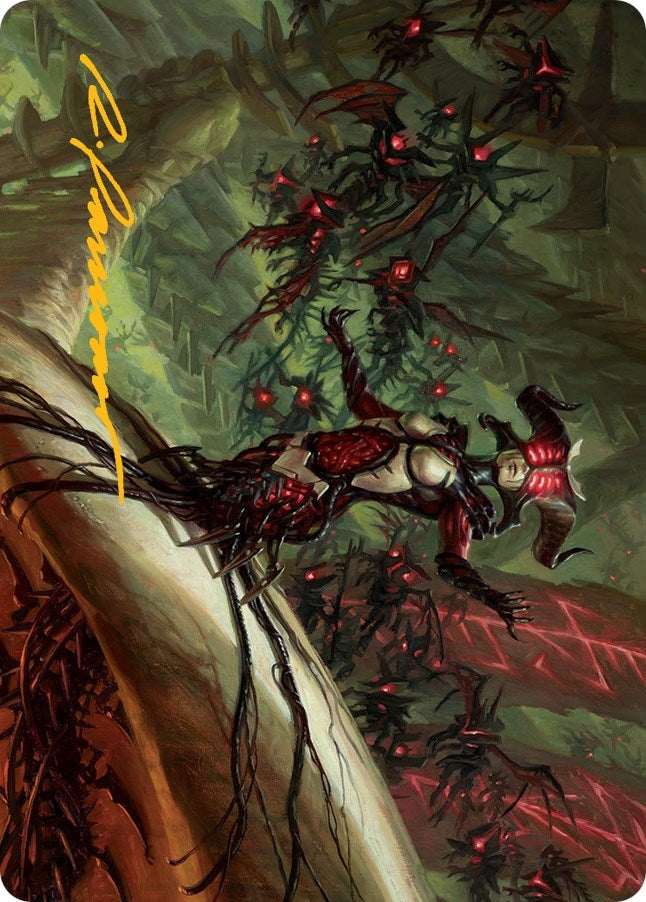 Image for Sheoldred Art Card (Gold-Stamped Signature) (Art Series: March of the Machine) (28) - Magic: The Gathering