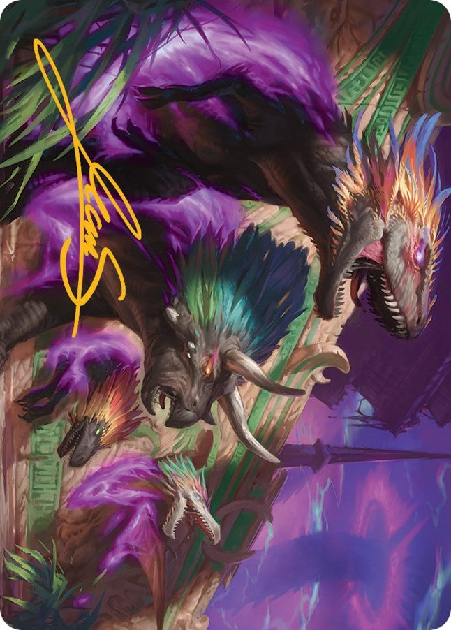 Image for Burning Sun's Fury Art Card (Gold-Stamped Signature) (Art Series: March of the Machine) (29) - Magic: The Gathering