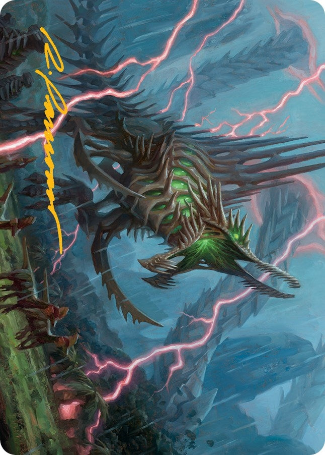 Image for Etali, Primal Sickness Art Card (Gold-Stamped Signature) (Art Series: March of the Machine) (32) - Magic: The Gathering