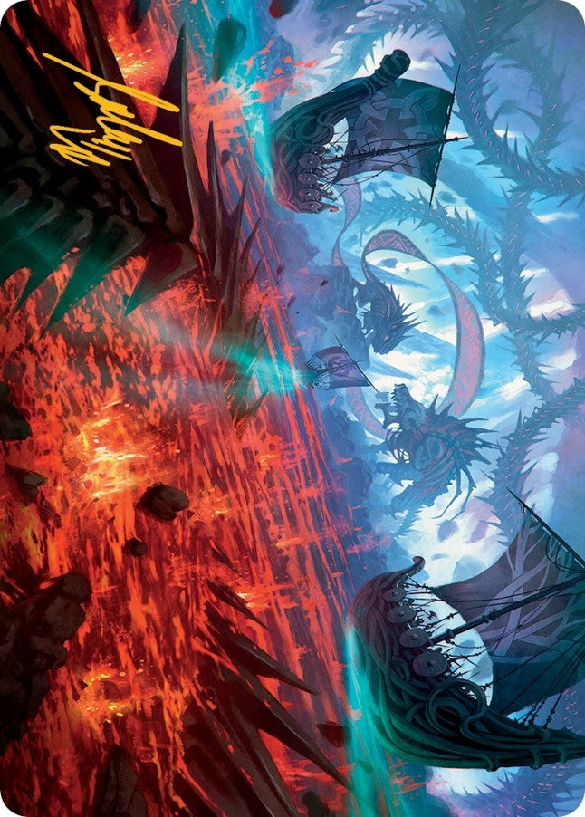 Image for Invasion of Kaldheim Art Card (Gold-Stamped Signature) (Art Series: March of the Machine) (33) - Magic: The Gathering