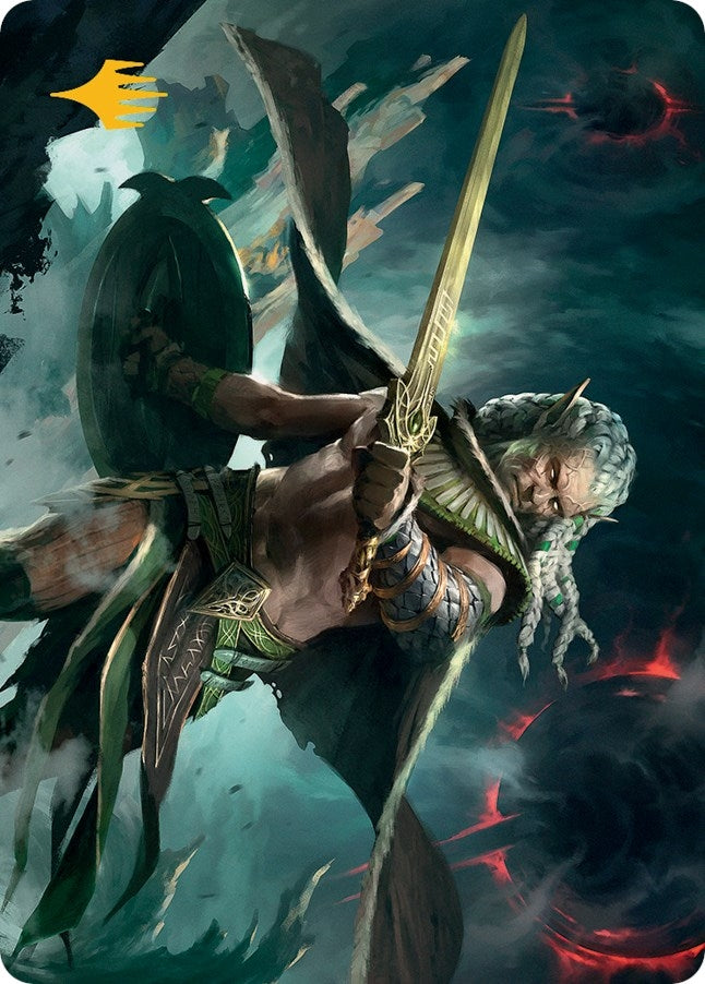 Image for Serpent-Blade Assailant Art Card (40/81) (Gold-Stamped Signature) (Art Series: March of the Machine) (40) - Magic: The Gathering