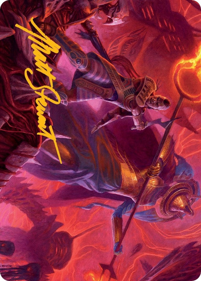 Image for Djeru and Hazoret Art Card (Gold-Stamped Signature) (Art Series: March of the Machine) (44) - Magic: The Gathering