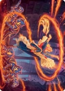 Image for Joyful Stormsculptor Art Card (Art Series: March of the Machine) (49) - Magic: The Gathering