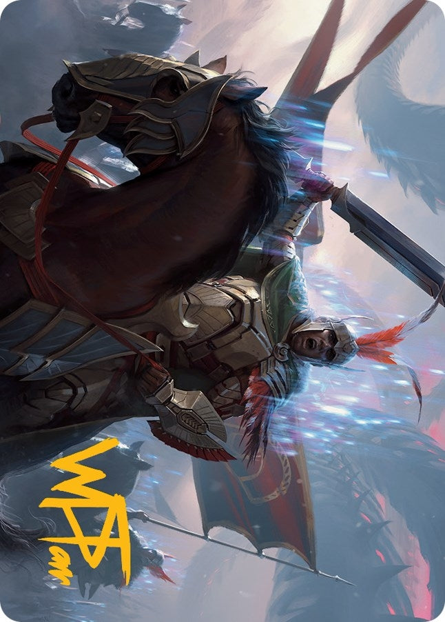 Image for Marshal of Zhalfir Art Card (Gold-Stamped Signature) (Art Series: March of the Machine) (50) - Magic: The Gathering